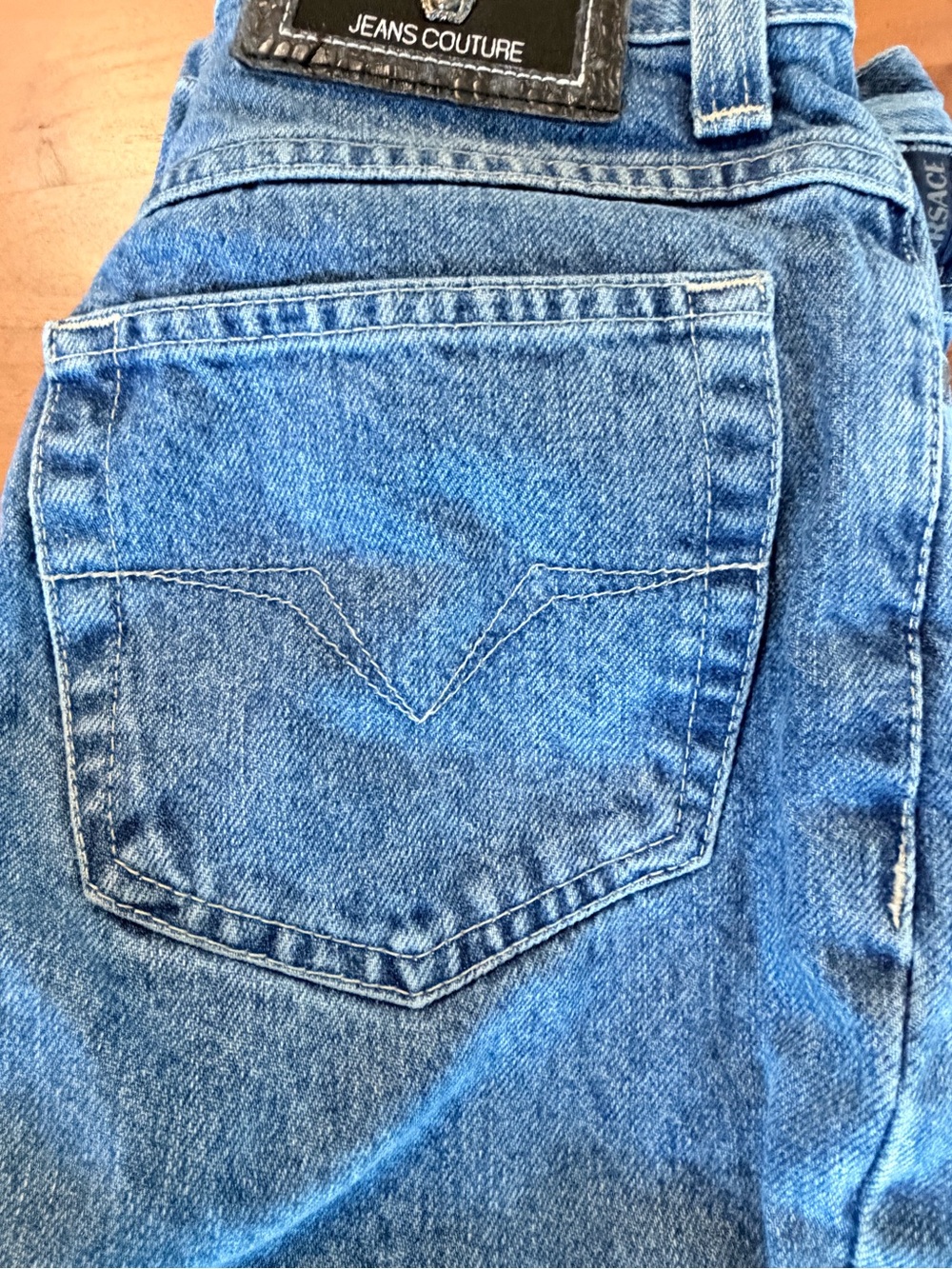 🔥 Vintage Y2K Versace Jeans Couture Medusa Jeans 30/44 - Picture 8 of 9